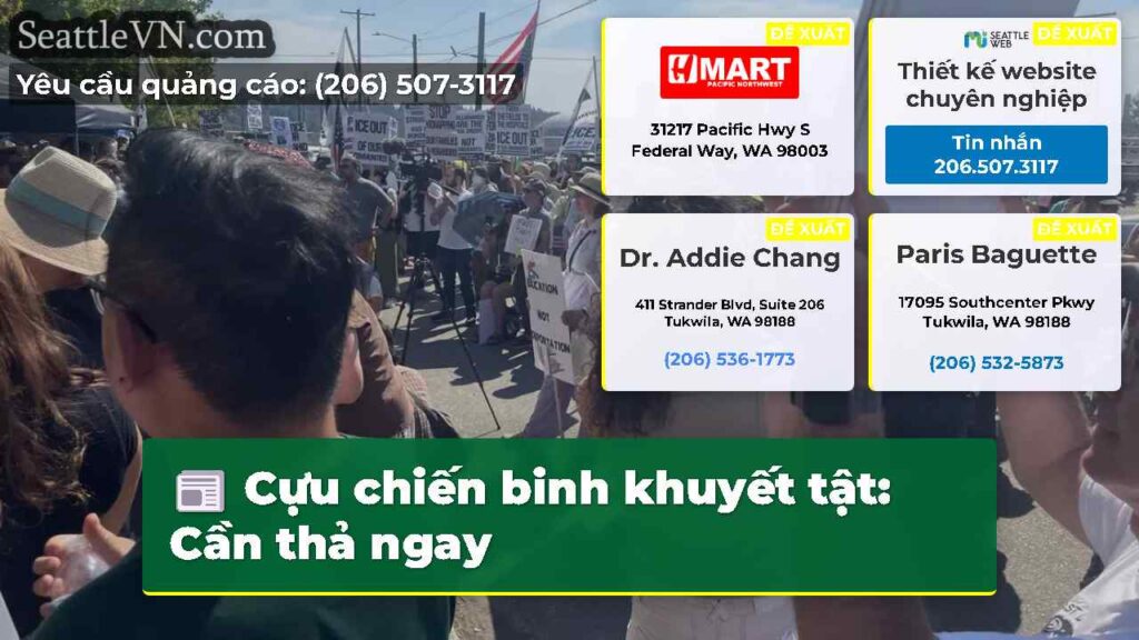 Cựu chiến binh khuyết tật: Cần thả ngay