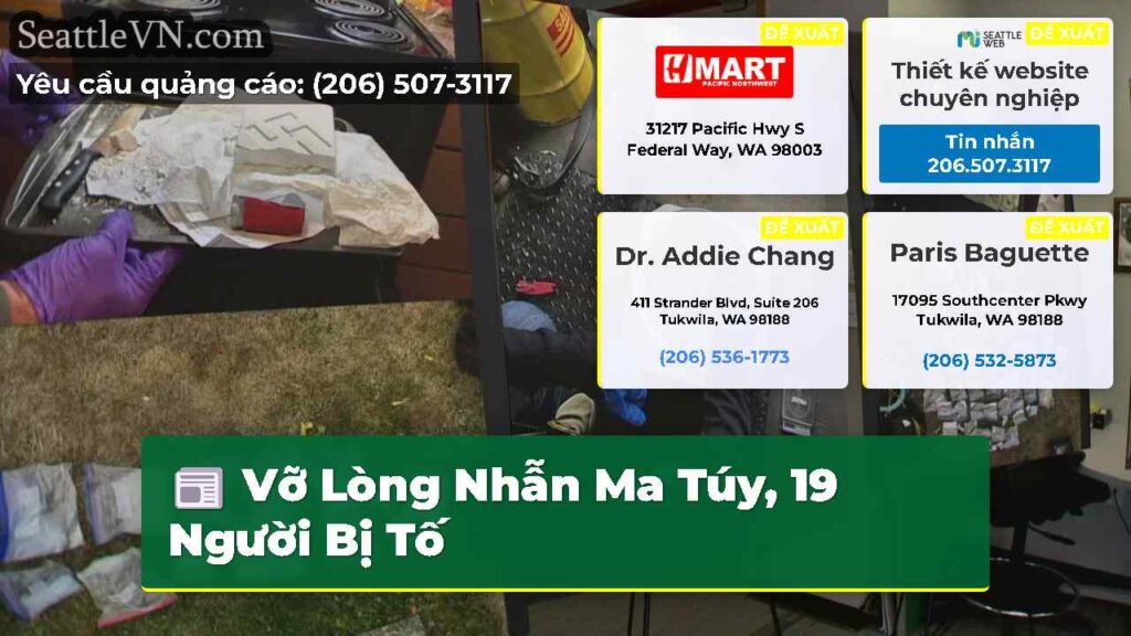 Vỡ Lòng Nhẫn Ma Túy, 19 Người Bị Tố