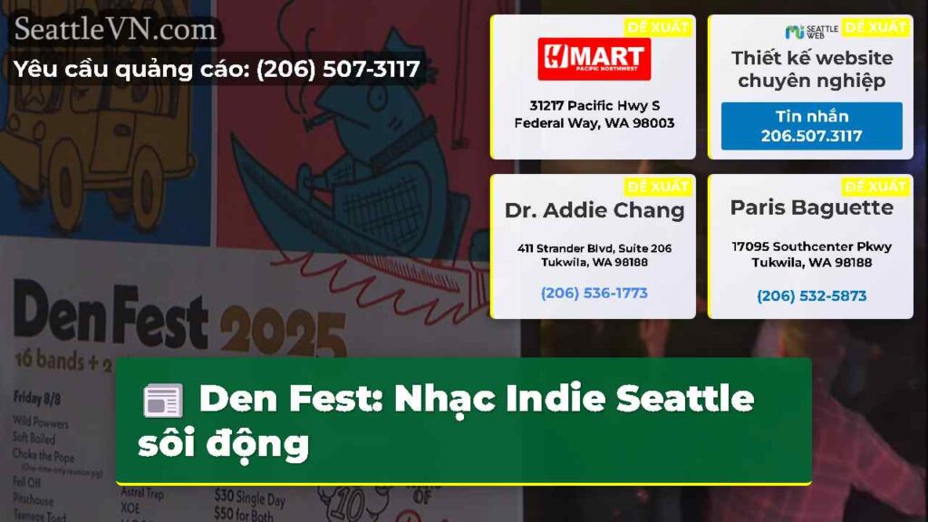 Den Fest: Nhạc Indie Seattle sôi động