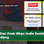 Den Fest Nhạc Indie Seattle sôi động