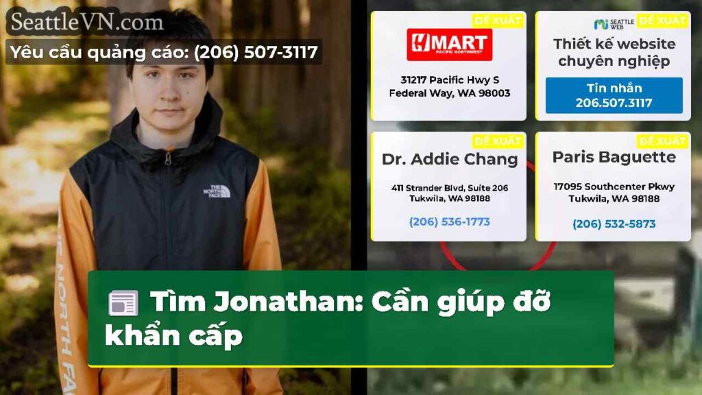 Tìm Jonathan: Cần giúp đỡ khẩn cấp