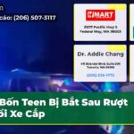 Bốn Teen Bị Bắt Sau Rượt Đuổi Xe Cắp