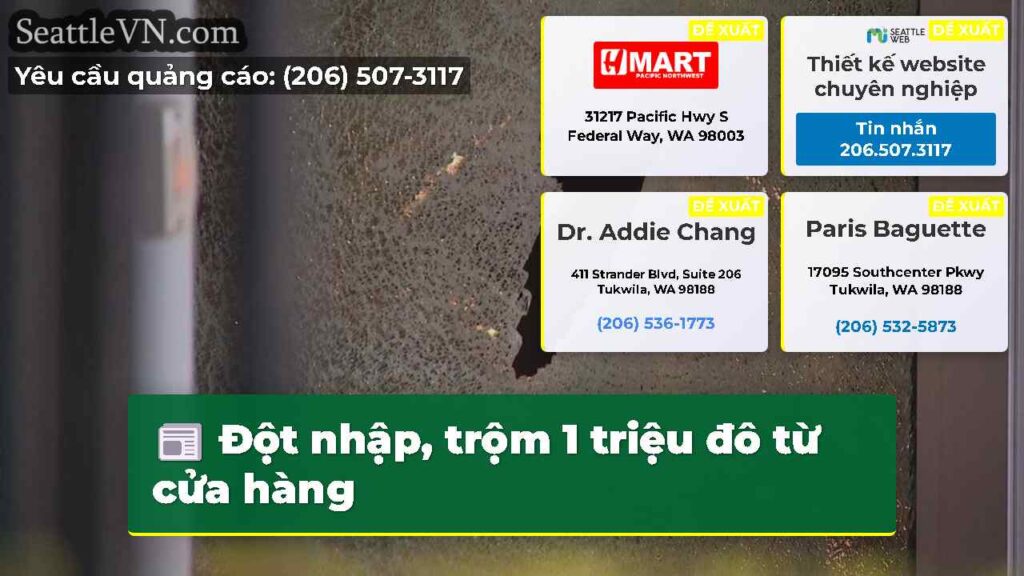 Đột nhập, trộm 1 triệu đô từ cửa hàng