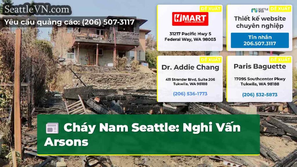 Cháy Nam Seattle: Nghi Vấn Arsons