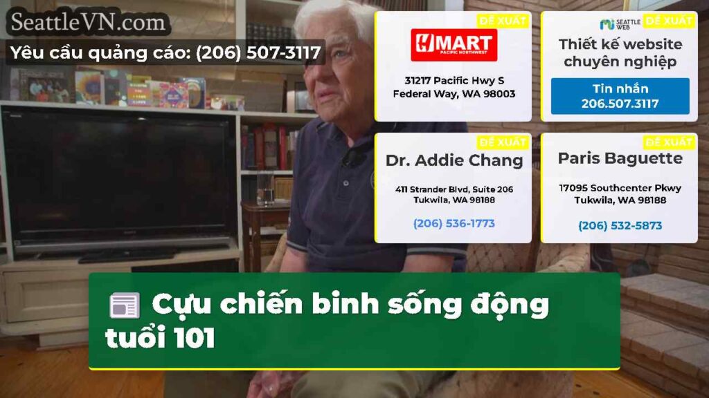 Cựu chiến binh sống động tuổi 101