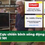 Cựu chiến binh sống động tuổi 101