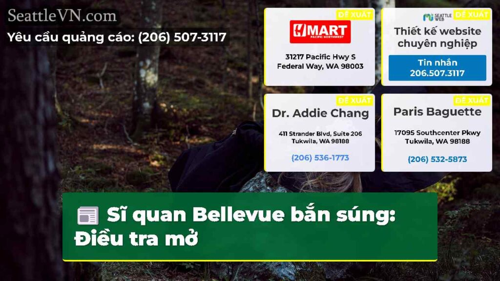 Sĩ quan Bellevue bắn súng: Điều tra mở