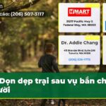 Dọn dẹp trại sau vụ bắn chết người