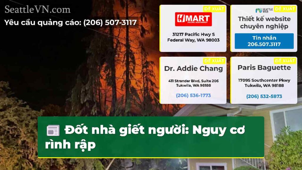 Đốt nhà giết người: Nguy cơ rình rập