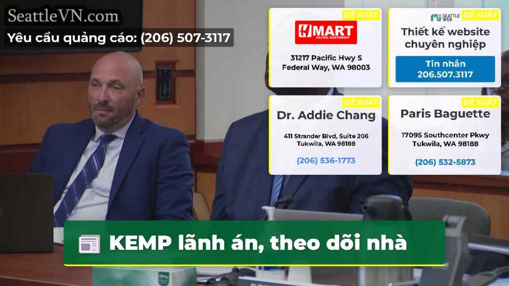 KEMP lãnh án, theo dõi nhà