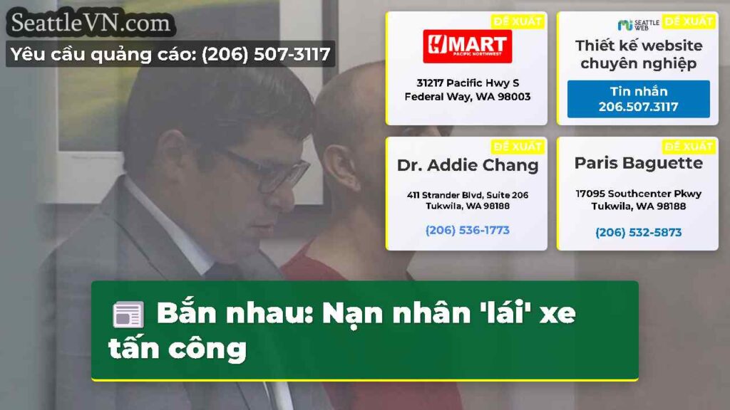 Bắn nhau: Nạn nhân 'lái' xe tấn công