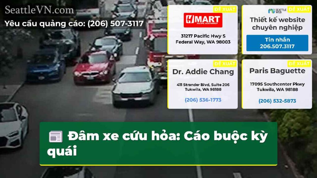 Đâm xe cứu hỏa: Cáo buộc kỳ quái