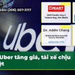 Uber tăng giá tài xế chịu thiệt