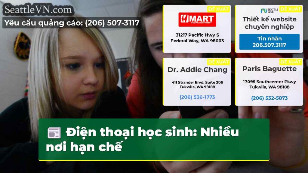 Điện thoại học sinh: Nhiều nơi hạn chế