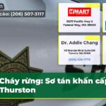 Cháy rừng Sơ tán khẩn cấp tại Thurston