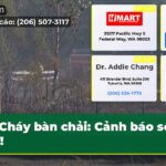 Cháy bàn chải Cảnh báo sơ tán!