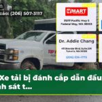 Xe tải bị đánh cắp dẫn đầu cảnh sát t…