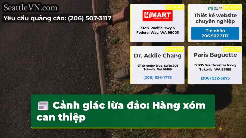 Cảnh giác lừa đảo: Hàng xóm can thiệp
