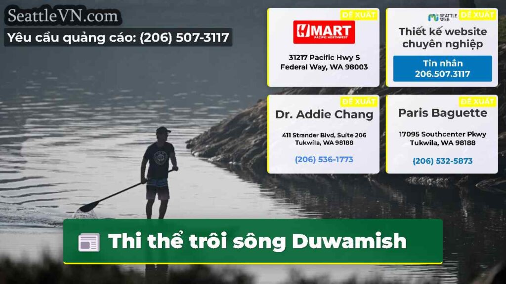 Thi thể trôi sông Duwamish