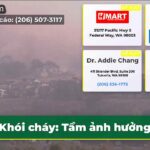 Khói cháy Tầm ảnh hưởng xa