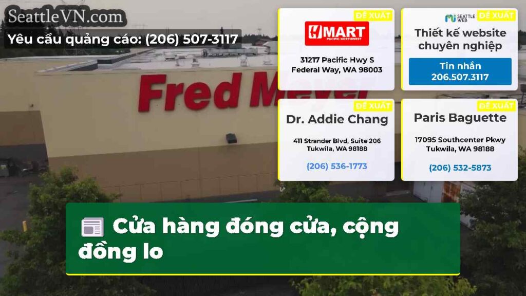 Cửa hàng đóng cửa, cộng đồng lo