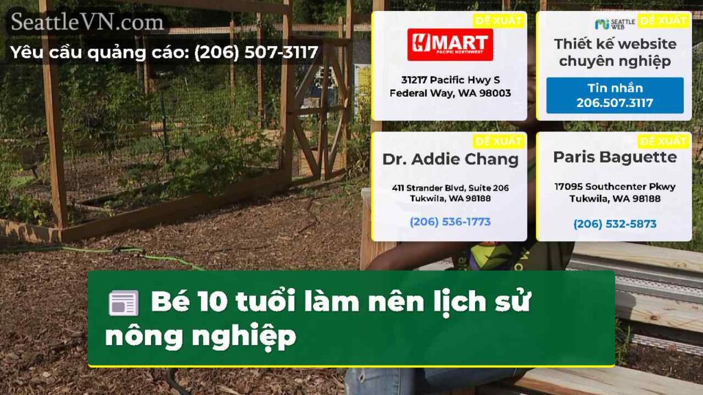 Bé 10 tuổi làm nên lịch sử nông nghiệp