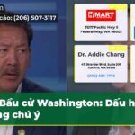Bầu cử Washington Dấu hiệu đáng chú ý