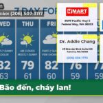 Bão đến cháy lan!