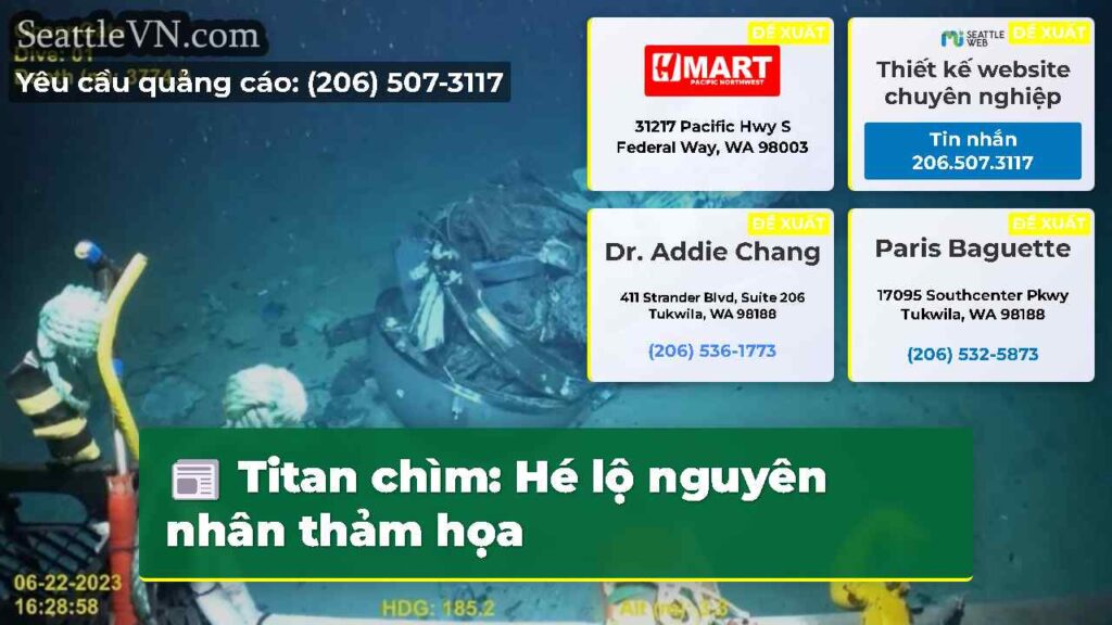 Titan chìm: Hé lộ nguyên nhân thảm họa