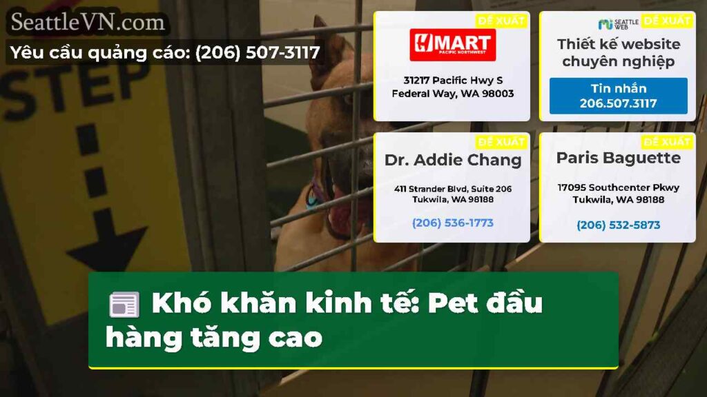 Khó khăn kinh tế: Pet đầu hàng tăng cao