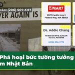 Phá hoại bức tường tưởng niệm Nhật Bản