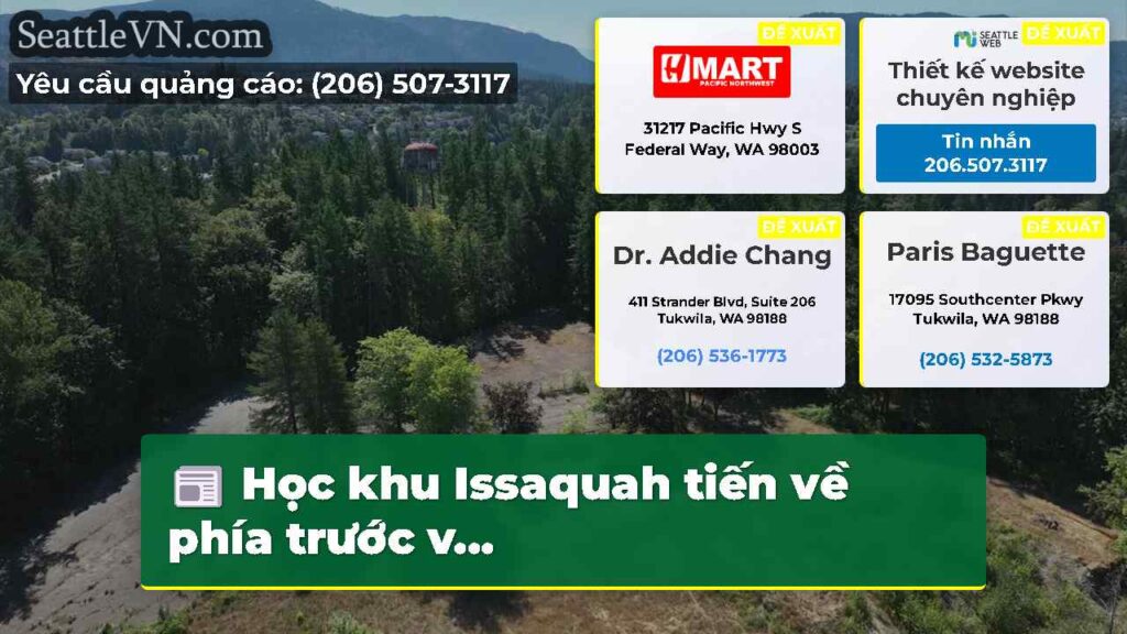 Học khu Issaquah tiến về phía trước v...