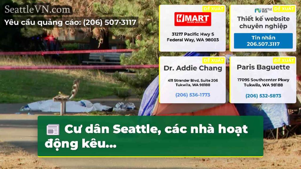 Cư dân Seattle, các nhà hoạt động kêu...