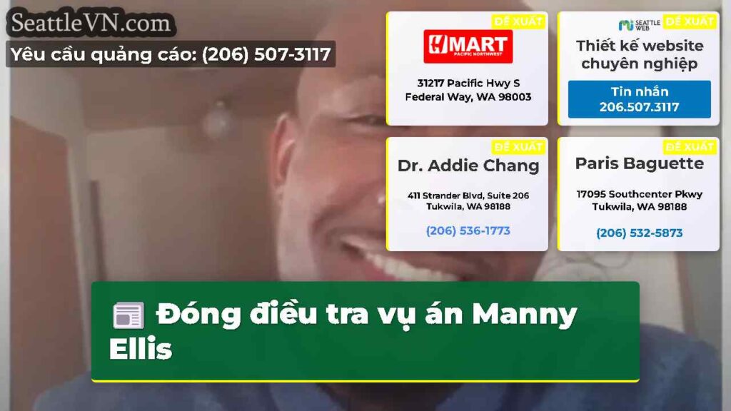 Đóng điều tra vụ án Manny Ellis