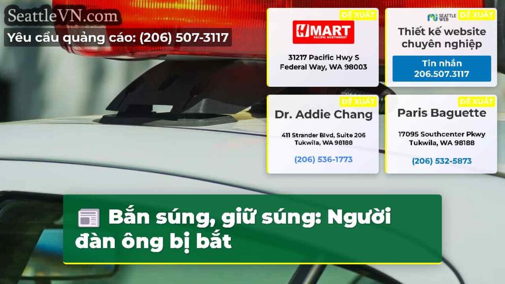 Bắn súng, giữ súng: Người đàn ông bị bắt