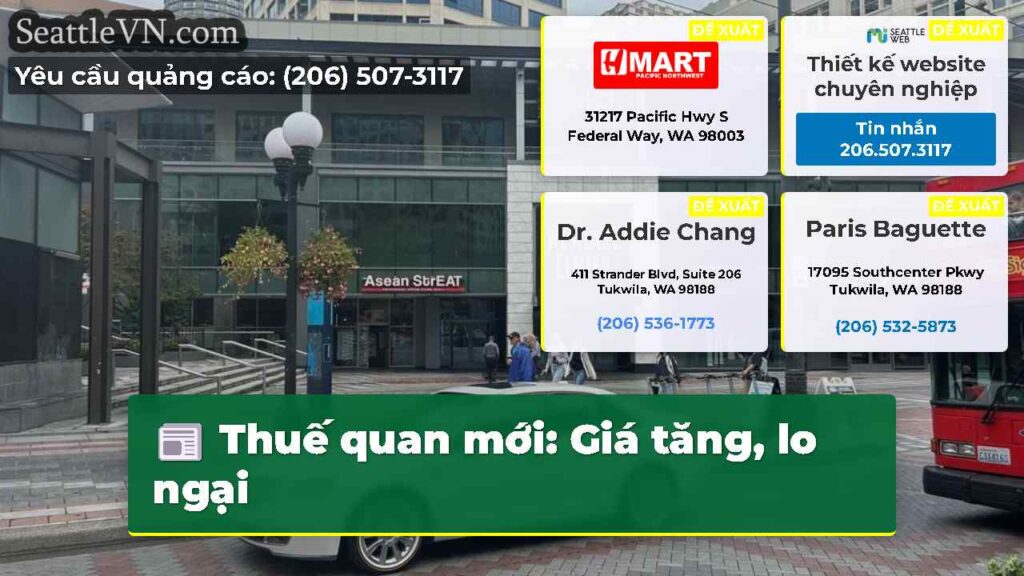 Thuế quan mới: Giá tăng, lo ngại