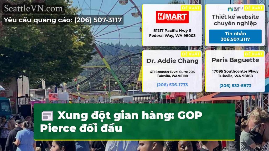Xung đột gian hàng: GOP Pierce đối đầu