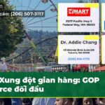 Xung đột gian hàng GOP Pierce đối đầu