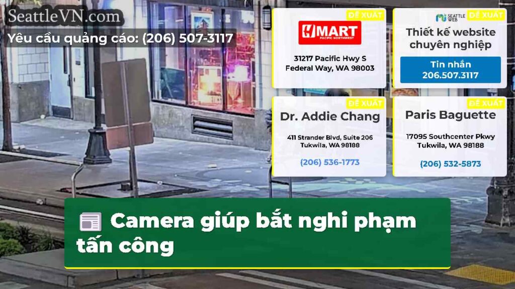 Camera giúp bắt nghi phạm tấn công