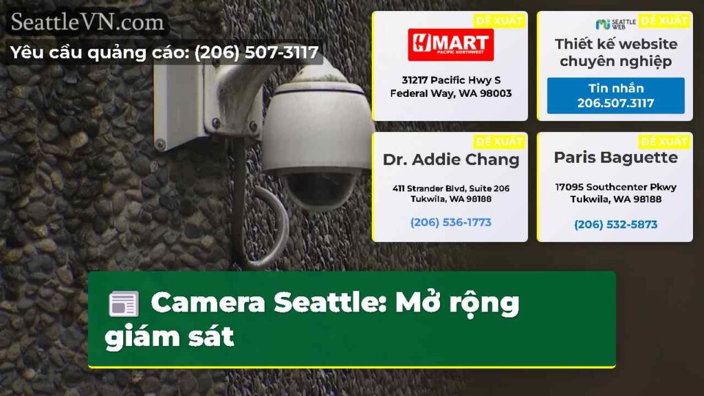 Camera Seattle: Mở rộng giám sát