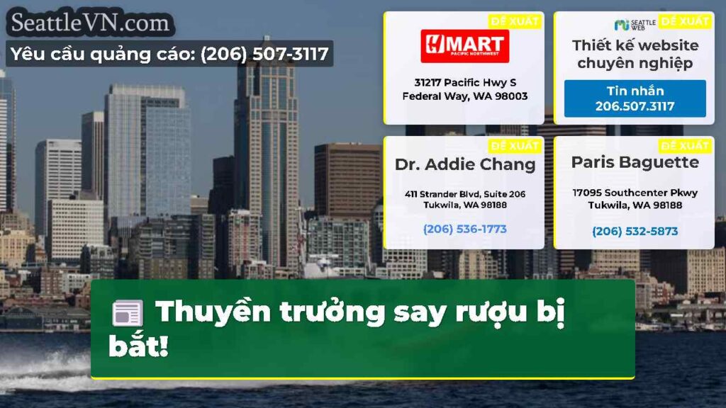 Thuyền trưởng say rượu bị bắt!