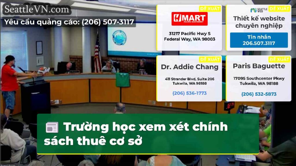 Trường học xem xét chính sách thuê cơ sở
