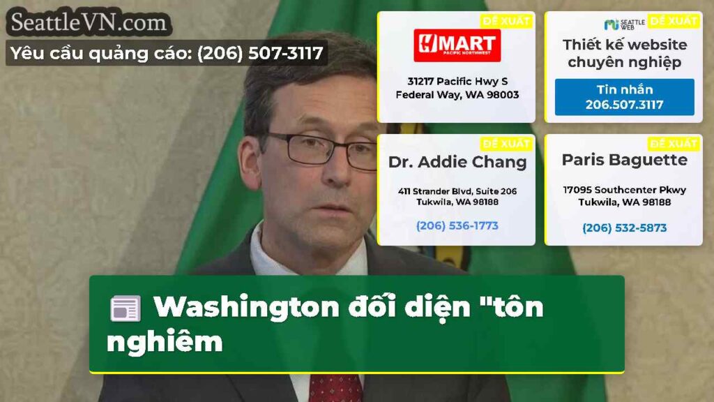 Washington đối diện "tôn nghiêm
