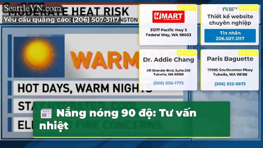 Nắng nóng 90 độ: Tư vấn nhiệt