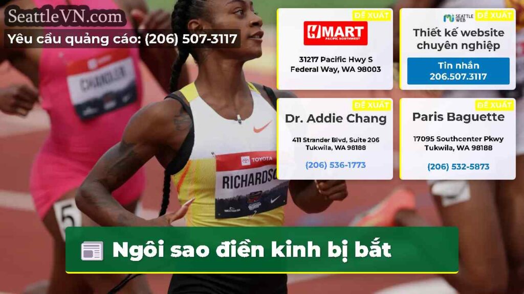 Ngôi sao điền kinh bị bắt