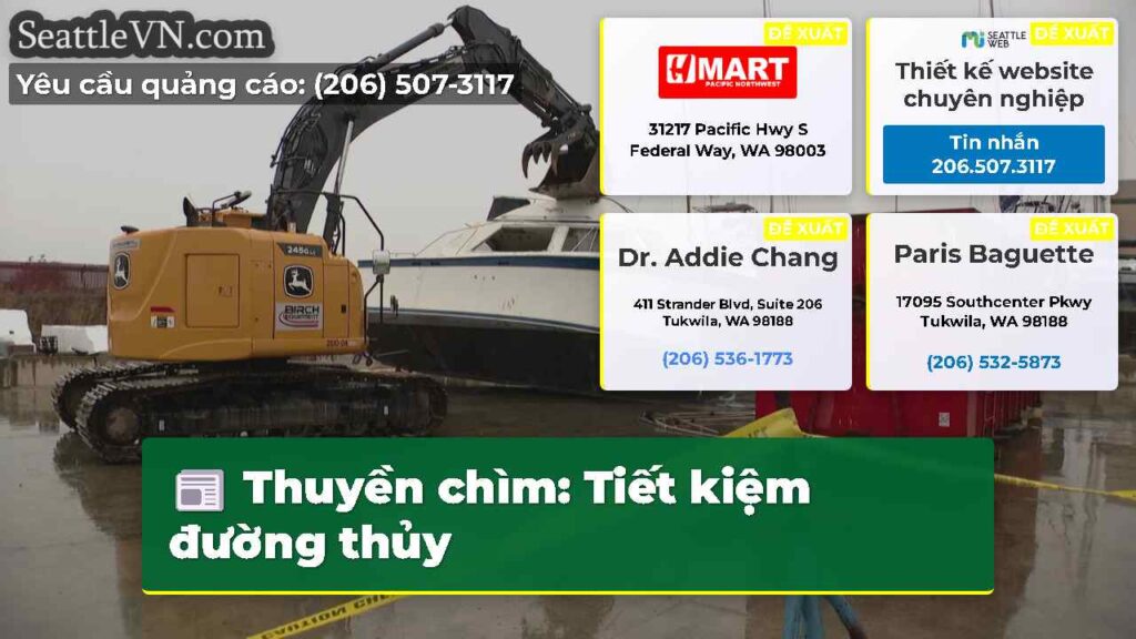Thuyền chìm: Tiết kiệm đường thủy