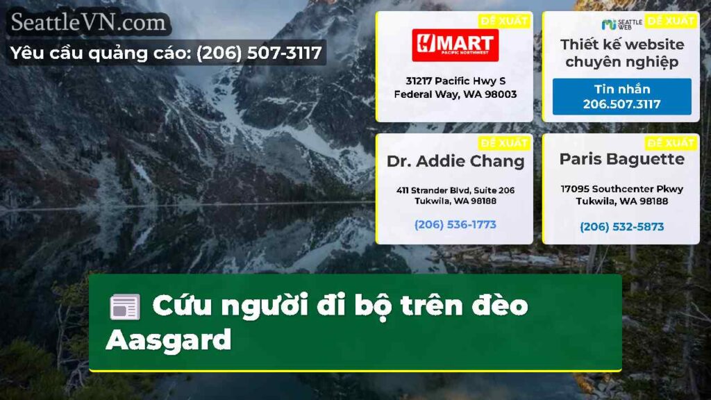 Cứu người đi bộ trên đèo Aasgard