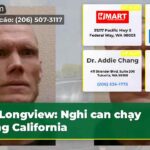 Longview Nghi can chạy sang California