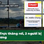 Trực thăng rơi 2 người bị thương