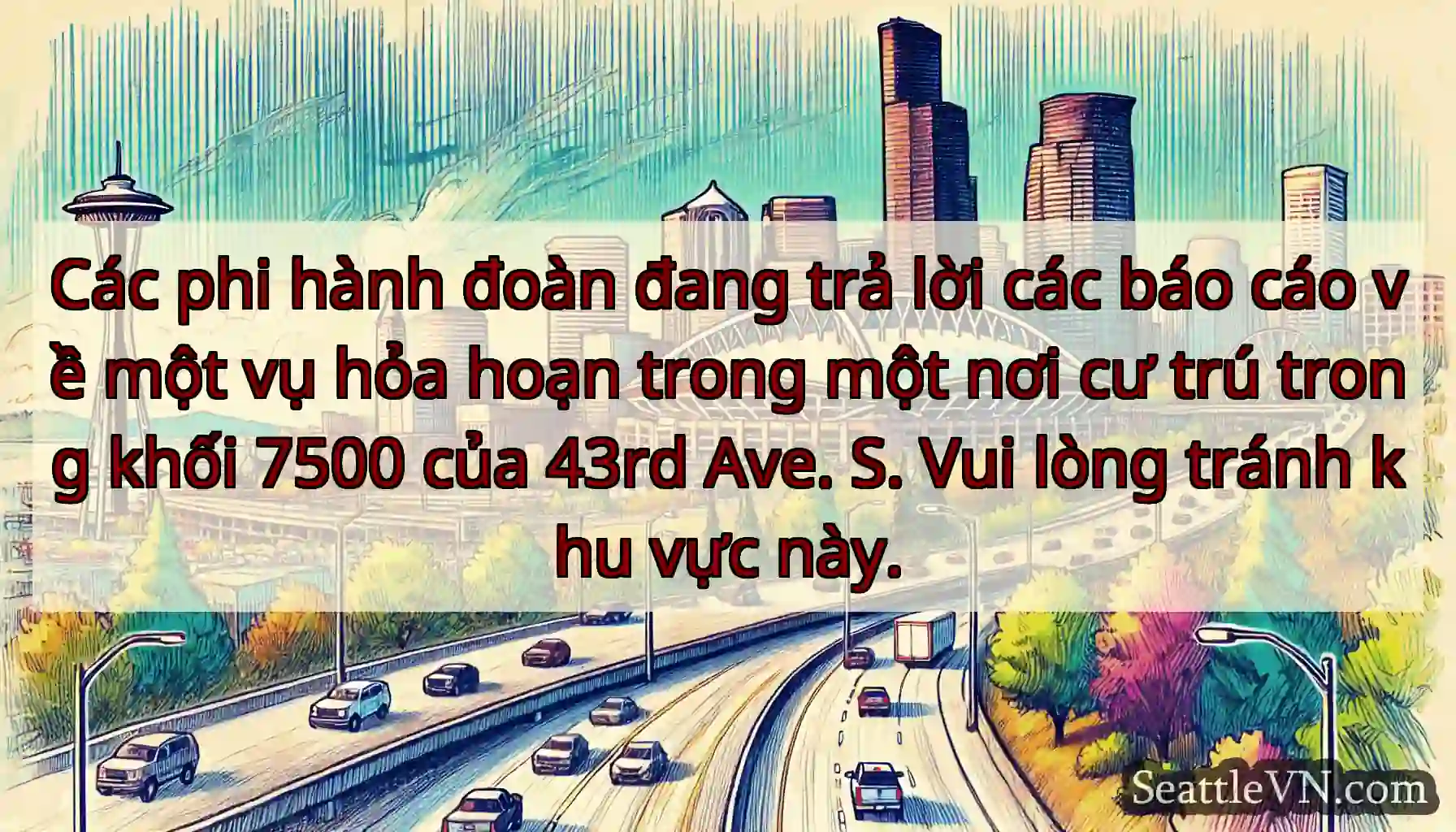 Các phi hành đoàn đang trả lời các báo cáo về một